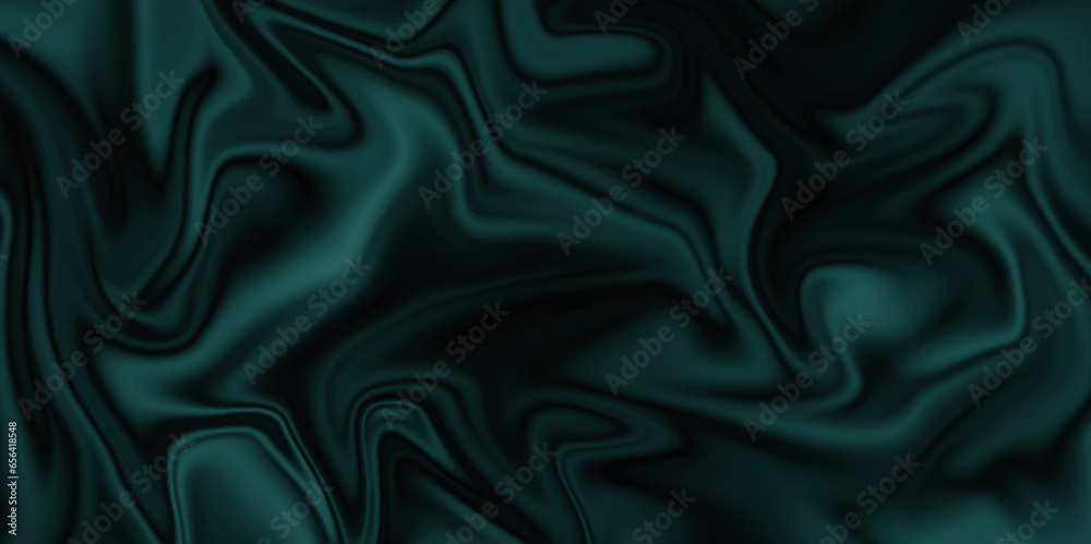 Black and blue silk background . satin background texture . abstract background luxury cloth or liquid wave or wavy folds of grunge silk texture material or shiny soft smooth luxurious . - obrazy, fototapety, plakaty 