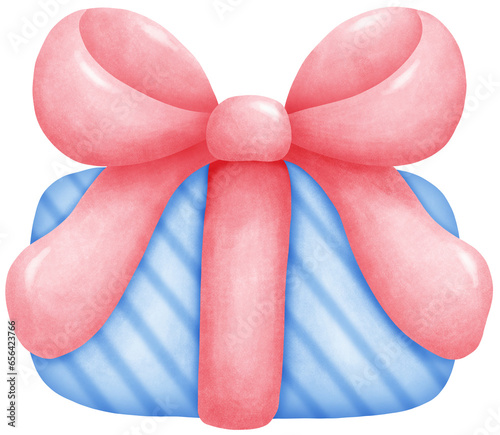 Festive Watercolor New Year Illustration