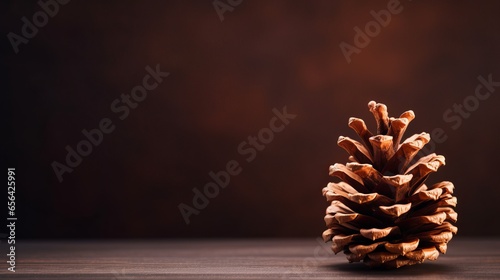 Embrace the Winter Season with Exquisite Pine Cone Decor: A Touch of Gold and Wooden for Your Christmas Celebration