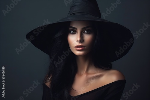 Beautiful Woman Portrayed As Witch For Halloween