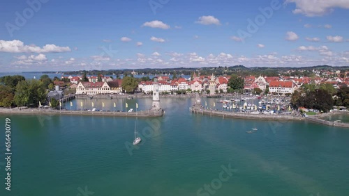 Wallpaper Mural Aerial view of Lindau, Germany Torontodigital.ca