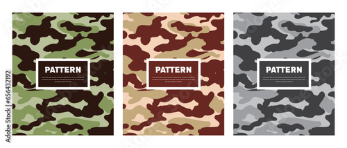 Military camouflage background, vector illustration. US army acu camouflage fabric background
 photo