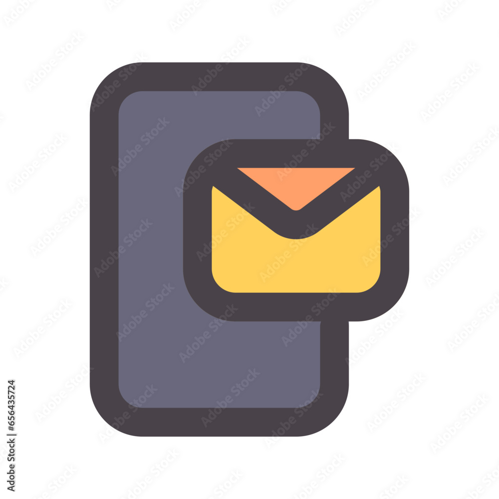 email flat line icon email flat line icon