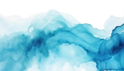 abstract azure light baby blue aqua watercolor paint flow texture pattern wallpaper background