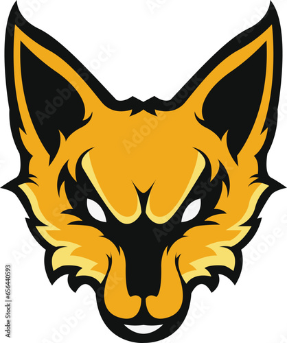 Fox Logo design, Fox sport logo vector , Fox head illustration vector drawing, Mascot Brave Fox Logo design any kind of graphic work, using the concept of a Fox's head, Esport game logo icon