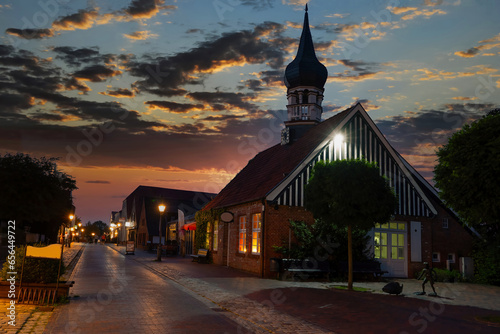 Fényképezés Hooksiel, Friesland, Old Town