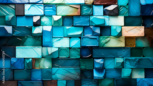Abstract background of rectangular tiles for bathroom 