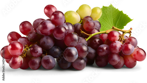 Grapes on transparent background high resolution