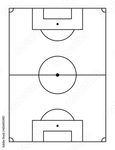 Football Soccer Field Diagram