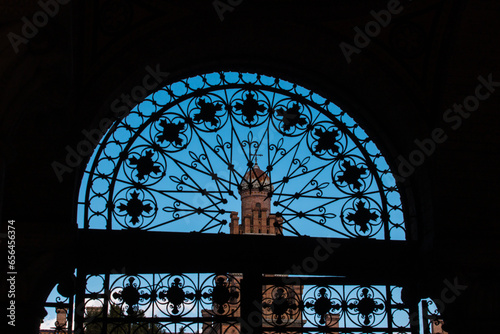 windows at Chernivtsi University photo