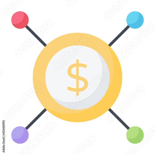 Crowd Funding Flat Icon