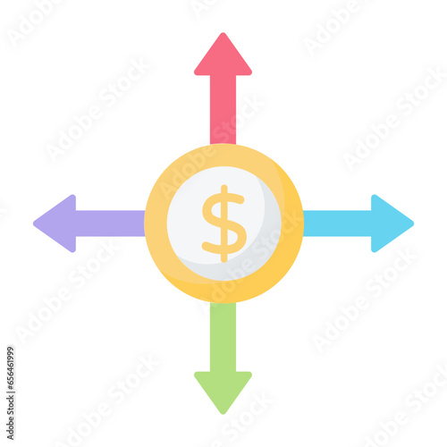Flexible Funding Flat Icon