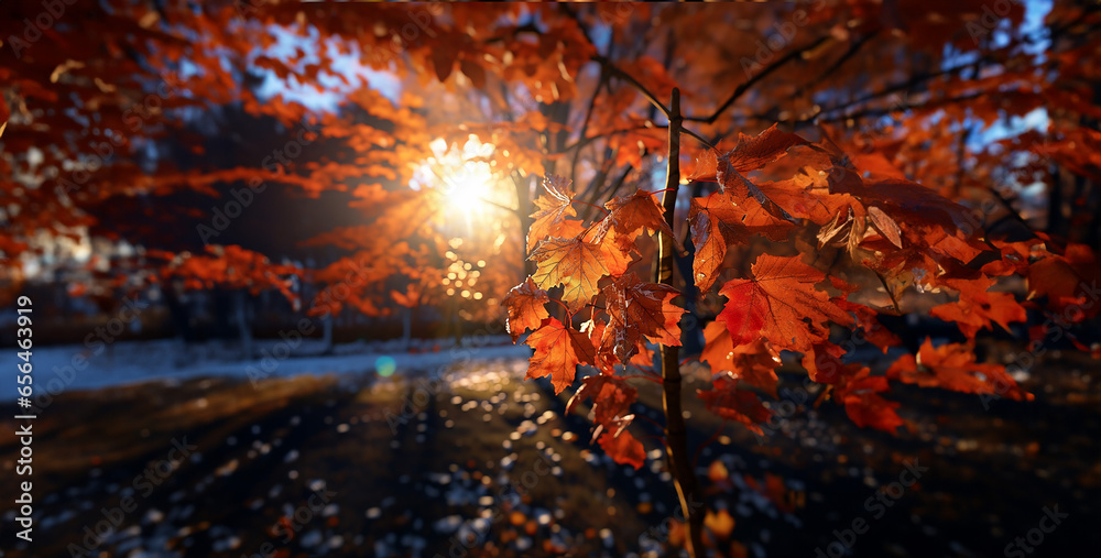 agespast Sunshine through autumn leaves Beautiful colours detai agespast Sunshine through autumn leaves Beautiful colours detai
