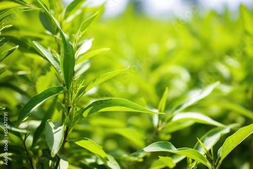 green leaves of withania somnifera ashwagandha plant