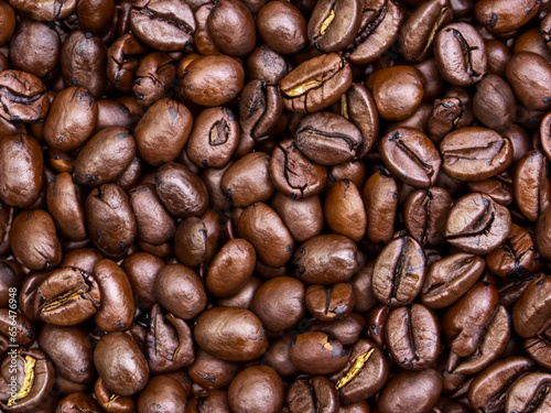 coffee beans background close up