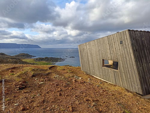 Fotografie Perletur hytta by Falkebergbukta on Mageroya Island, Norway