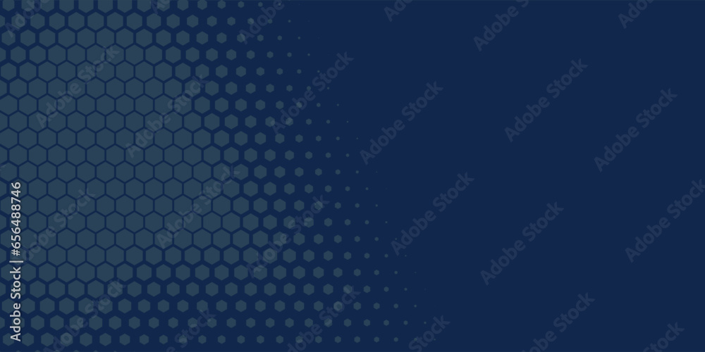 Geometric abstract Hexagon Two Color Background