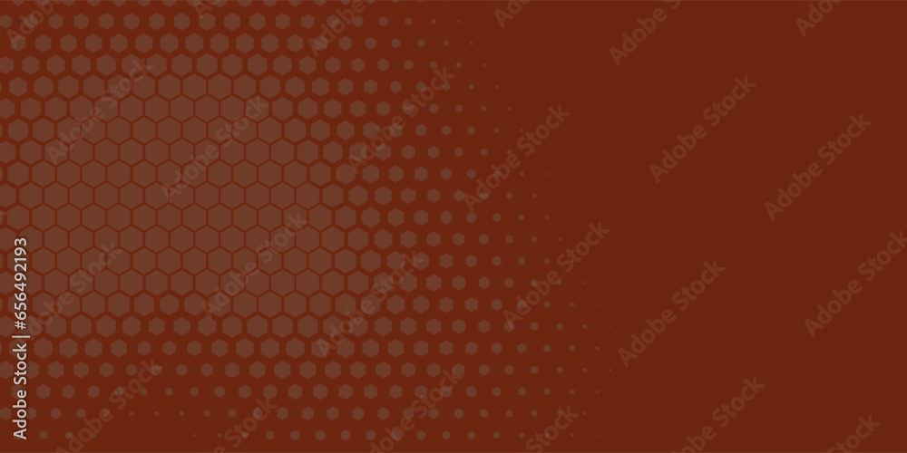 Fototapeta premium Geometric abstract Hexagon Two Color Background