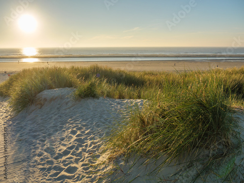 Sonnenunterganng am Strand von Langeoog