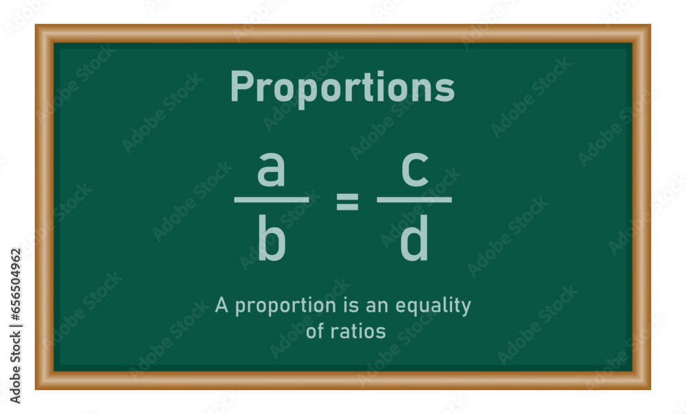The proportion chart in math. The proportion chart in math.