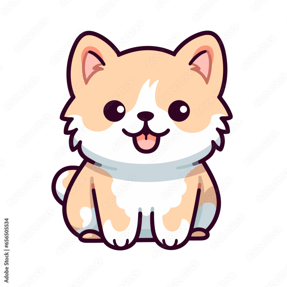 Cute dog vector clipart. Good for fashion fabrics, children’s clothing, T-shirts, stickers, postcards, covers, email header, wallpaper, banner, advertising, and more. Cute dog vector clipart. Good for fashion fabrics, children’s clothing, T-shirts, stickers, postcards, covers, email header, wallpaper, banner, advertising, and more.
