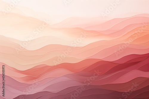Obraz na płótnie Abstract background with wavy shapes w salonie