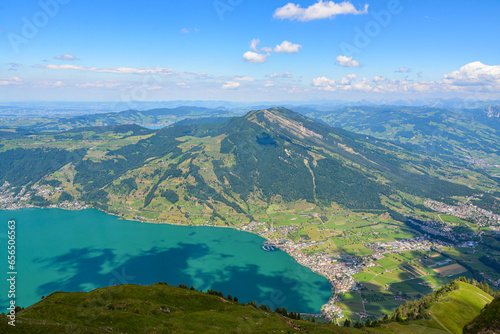 Winter atmosphere Arth,Canton of Schwyz, Switzerland Lake Zug © somkcr