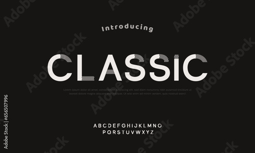 Classic customize font face style