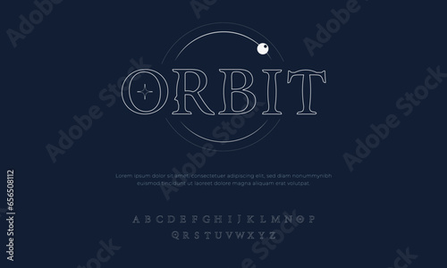 Orbit customize font face style 