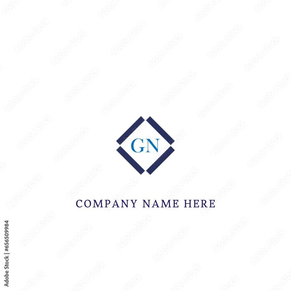 GN circle letter logo design with circle and ellipse shape. GN ellipse letters with typographic style. The three initials form a circle logo. GN Circle Emblem Abstract Monogram Letter Mark Vector.