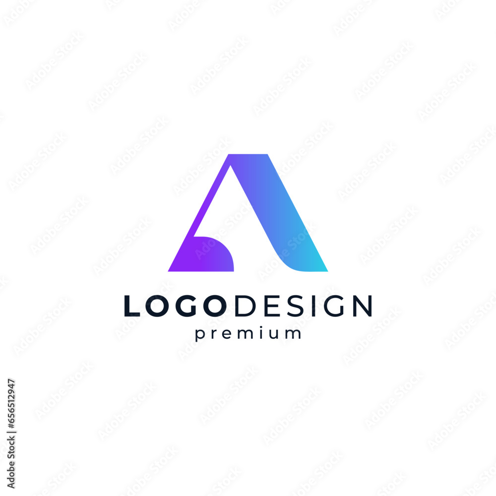 shiny letter A and home for real estate and business logo shiny letter A and home for real estate and business logo