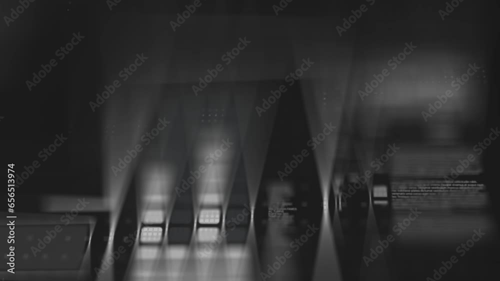 PNG.HUD abstract Sci Fi technological template. Animated 2D texture for ...