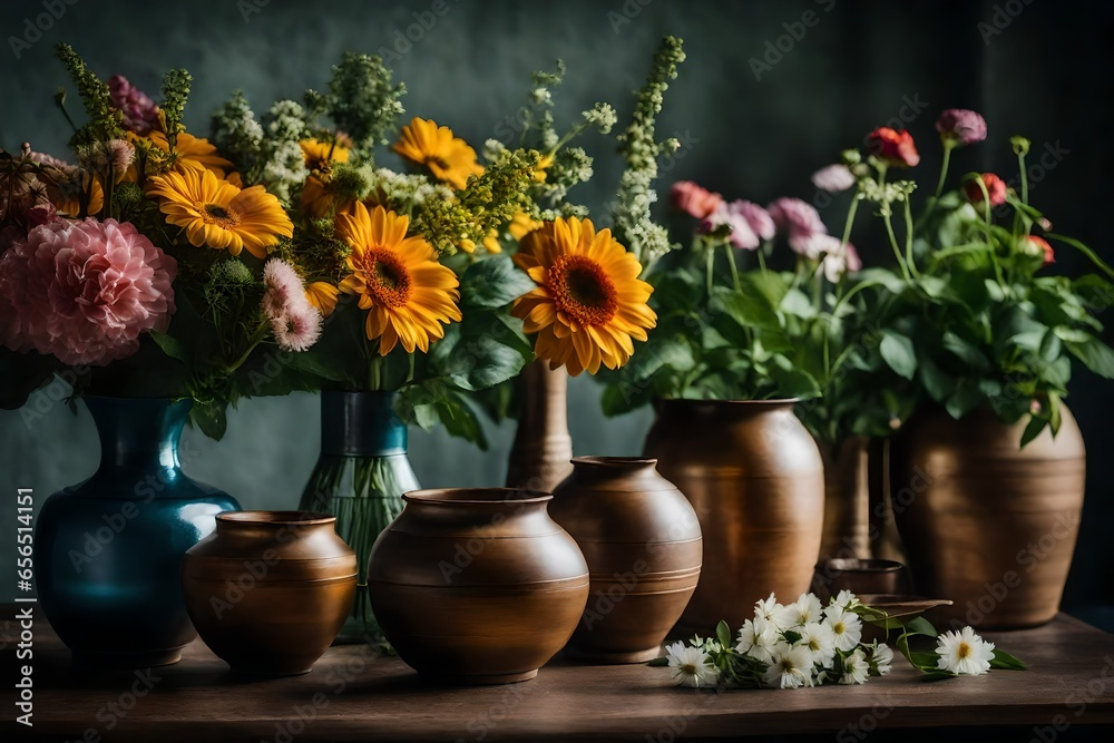 flowers in pots flowers in pots