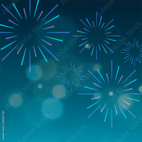 background with fireworks