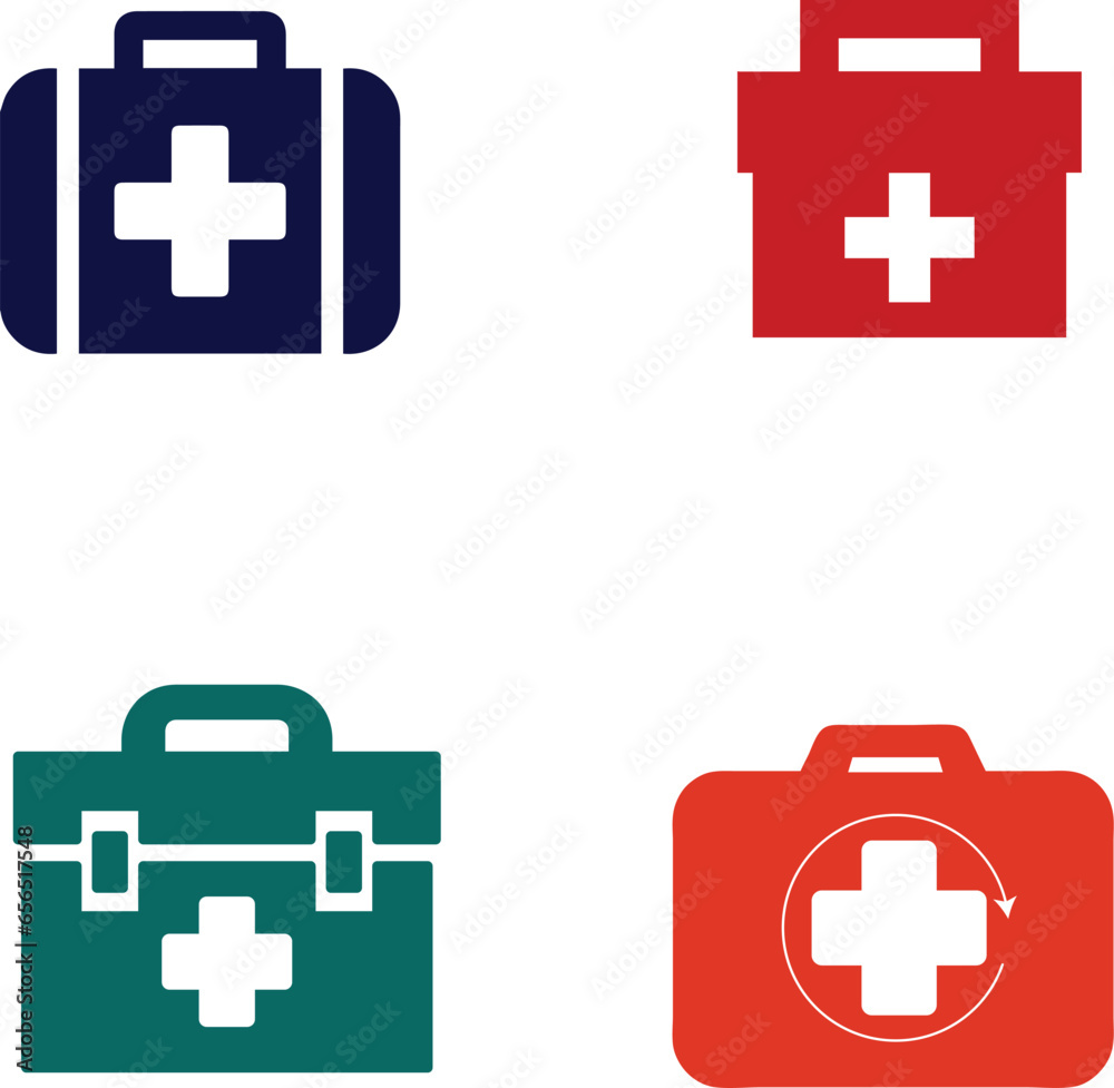 Obraz premium first aid kit icon
