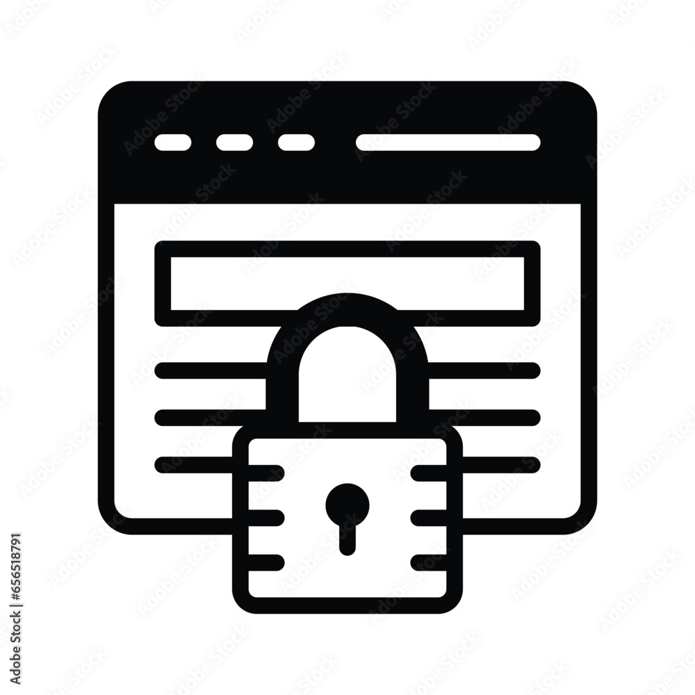 Check this beautiful vector icon of website security Check this beautiful vector icon of website security