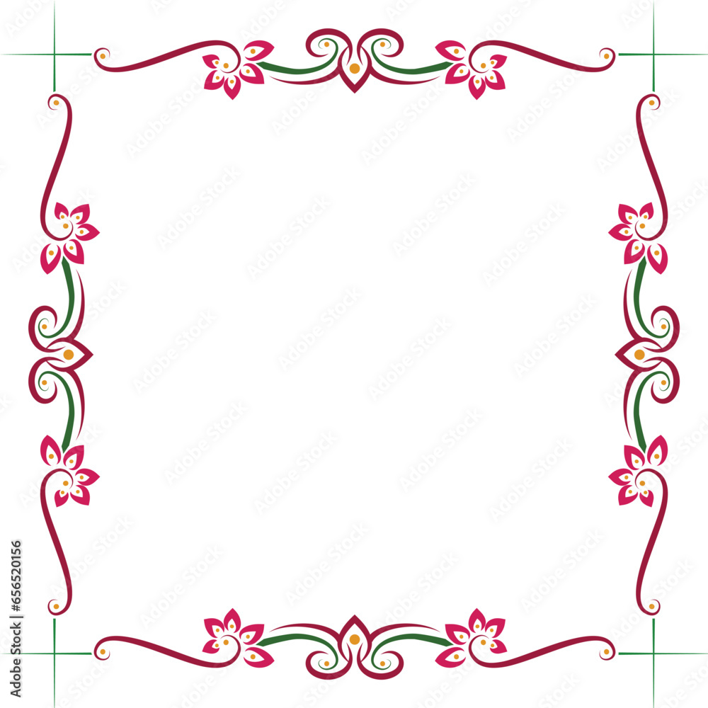 Obraz premium frame with hearts