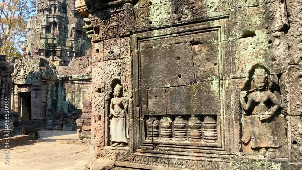 Ta Som, Tasaom, a small Buddhist temple in Angkor, Cambodia Ta Som, Tasaom, a small Buddhist temple in Angkor, Cambodia