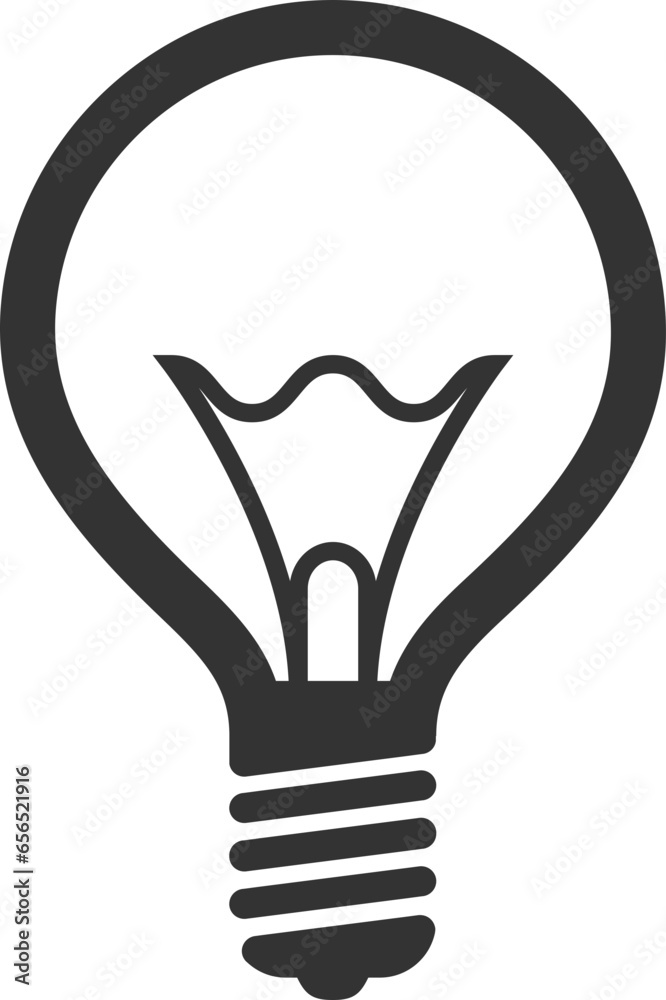 Light bulb icon vector. Llightbulb idea logo concept. Lamp electricity icons web design element. Led lights isolated silhouette. Light bulb icon vector. Llightbulb idea logo concept. Lamp electricity icons web design element. Led lights isolated silhouette.