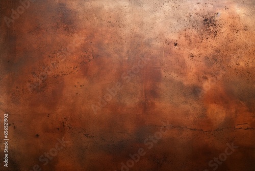 Stained copper metal surface texture, creating a rustic, weathered backdrop