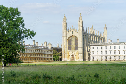 Kings College chapel in. Cambridge, England 