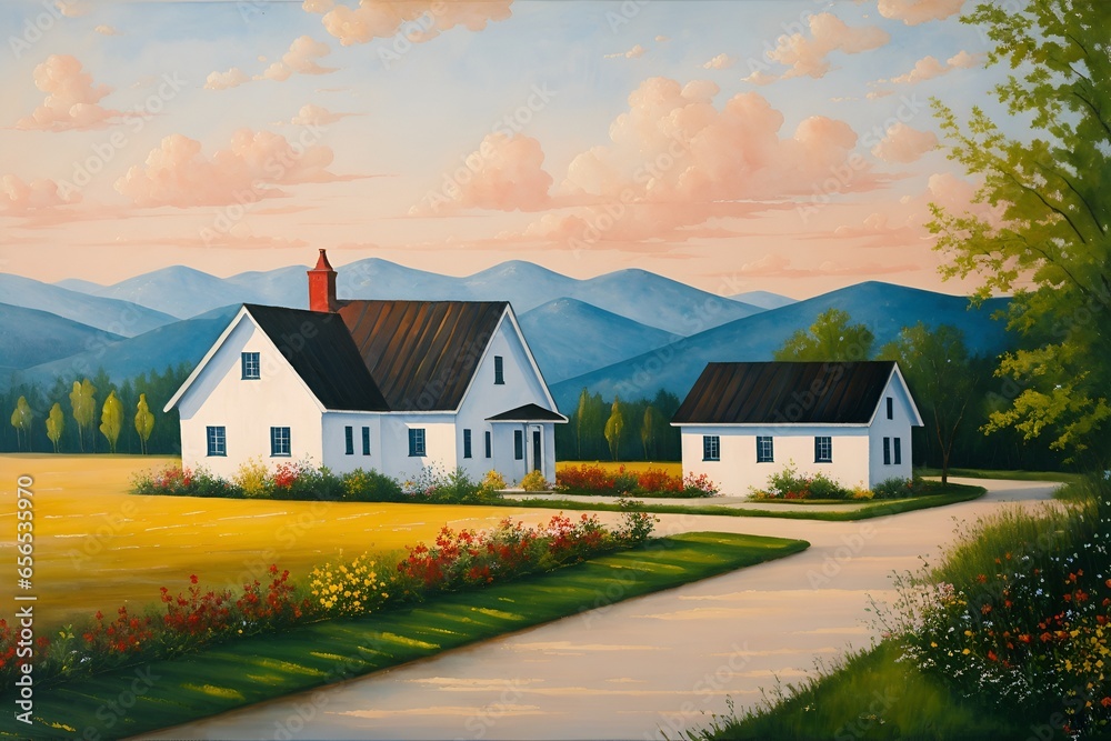 Fine Art Paintings Landscapes, Rural Scenes, and Houses Fine Art Paintings Landscapes, Rural Scenes, and Houses
