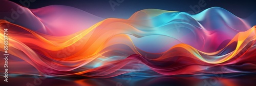 Wallpaper Mural Colorful Silky Fabric Wave Flowing in the Breeze; Abstract; Website Background Wallpaper  Torontodigital.ca