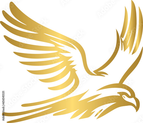 Foto Golden eagle, gold eagle head