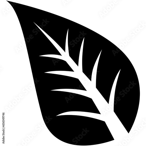 Icono de hoja de planta photo