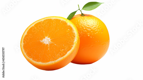 Orange white background graphic icon material PPT