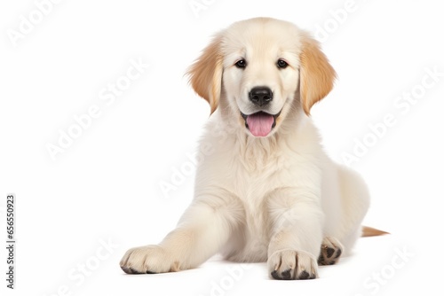 golden retriever puppy, Generative AI © Kevin