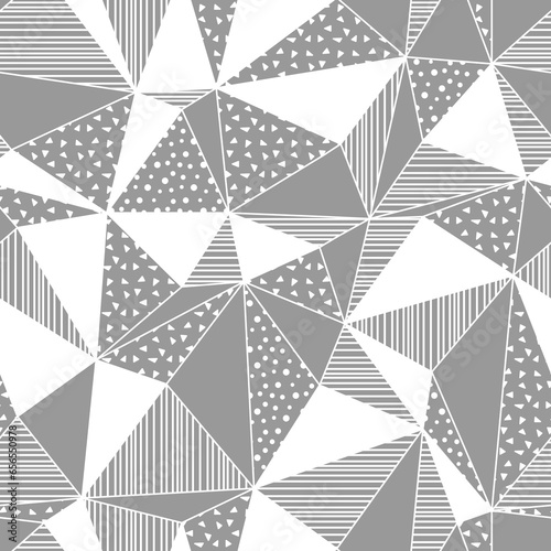 Pattern in origami style. Abstract geometric background.