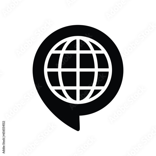 Language translation icon vector, change language icon 