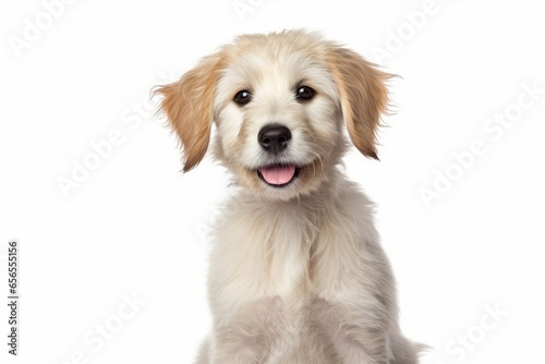 dog on white background, Generative AI
